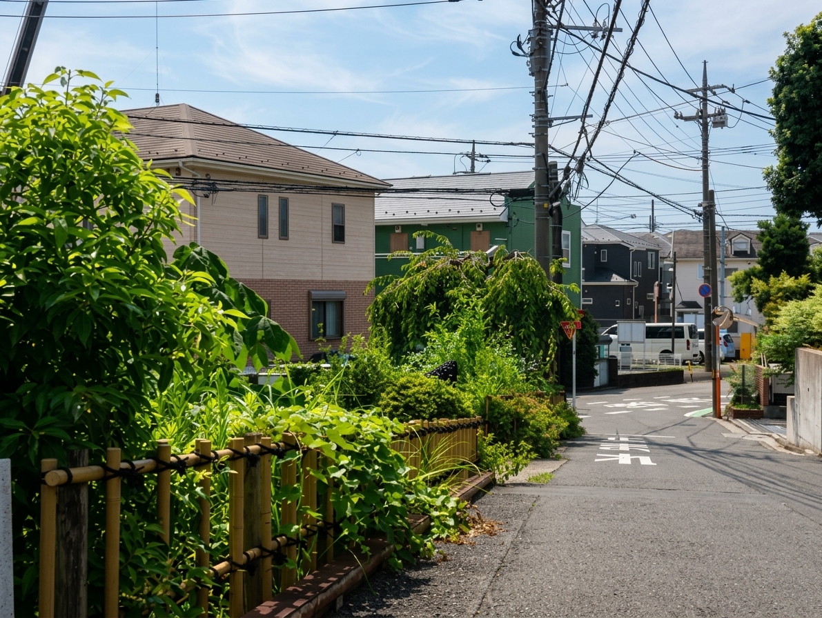 細い路地