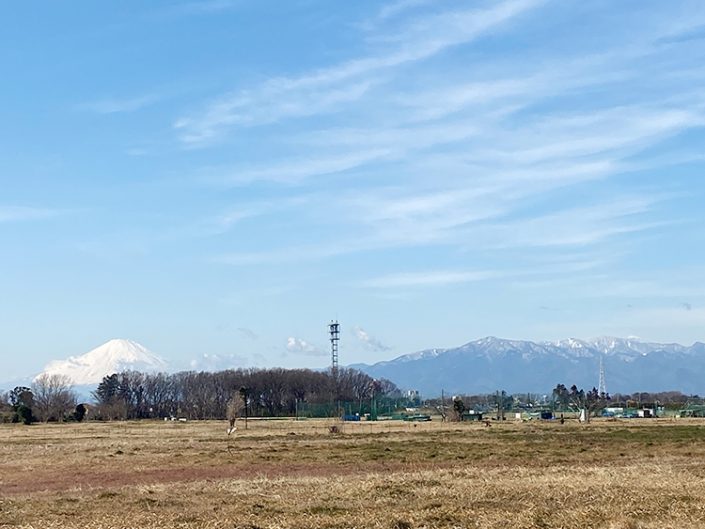 天気が良ければ富士山も望めます。