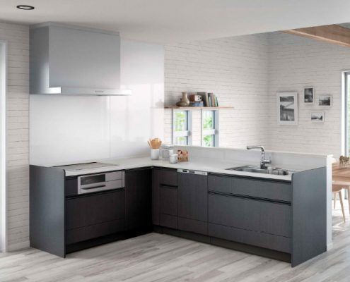 タカラスタンダード システムキッチン L型 横浜建物