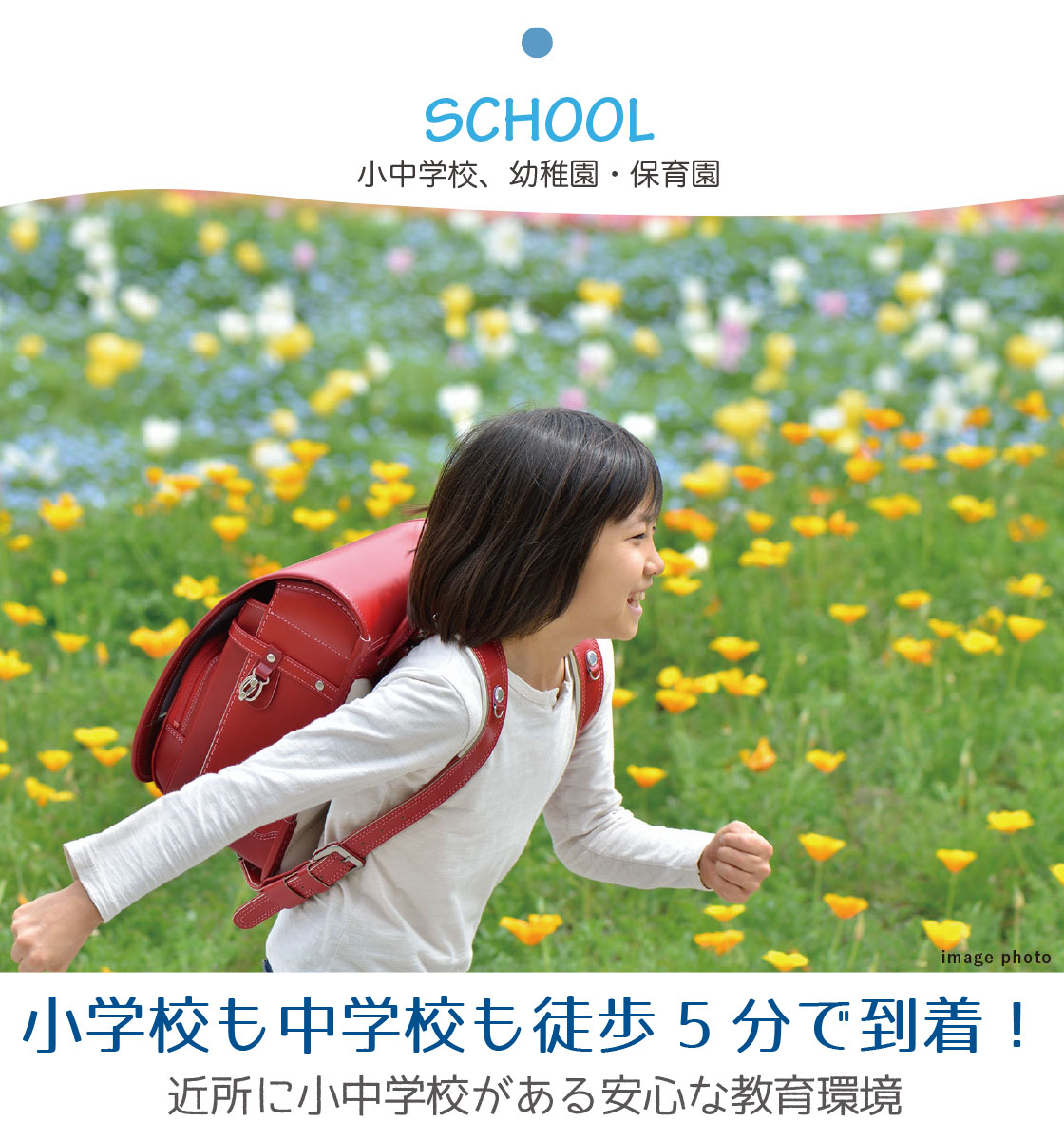 小学校、中学校に徒歩5分 横浜建物