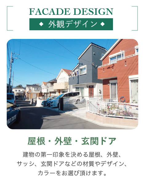 セミオーダー住宅 外観デザイン