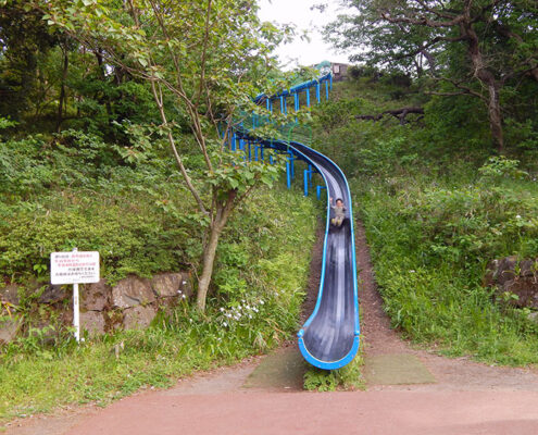 県立四季の森公園 ロング滑り台