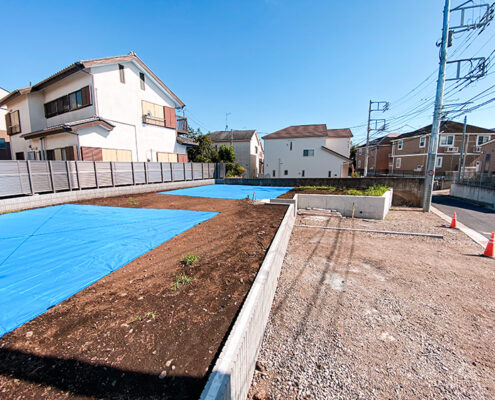 閑静な住宅街の中、日当たり良好な42坪超えのゆとりの敷地「ラシット横浜 汲沢町 全2棟」