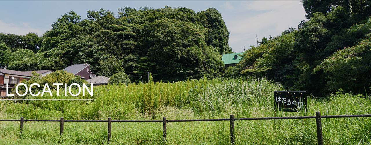 汲沢の周辺環境 徒歩8分の「まさかりが淵市民の森・ほたるの里」