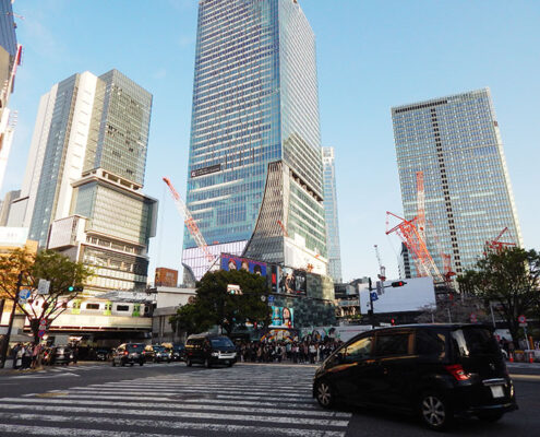 JR渋谷駅前交差点