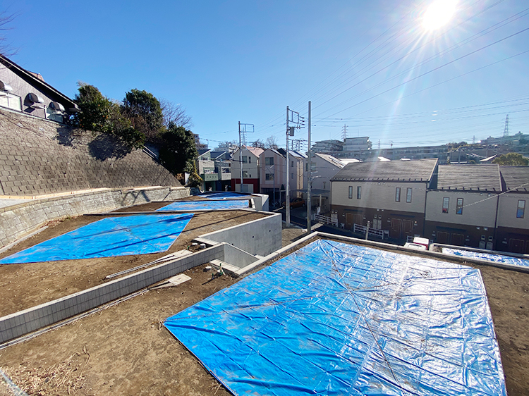 開放感のある陽当たり良好な敷地