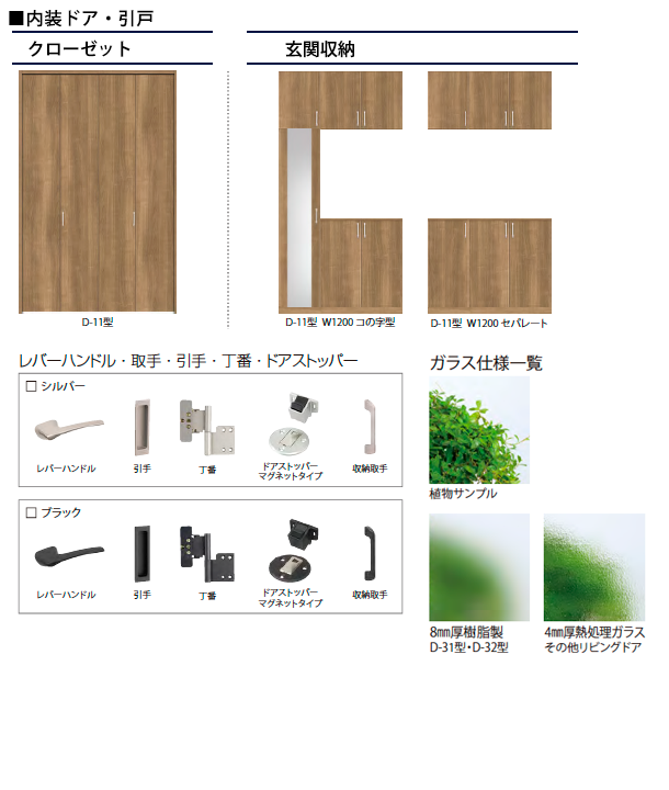 建具 内装ドア、引戸