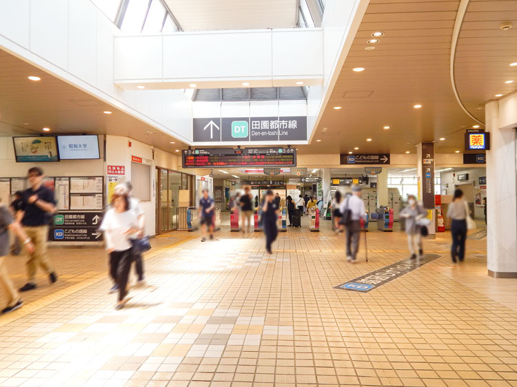 東急田園都市線改札