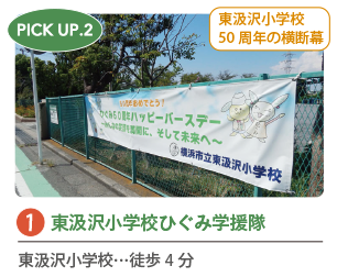 東汲沢小学校ひぐみ学援隊