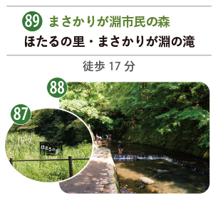 まさかりが淵市民の森、ほたるの里・まさかりが淵の滝
