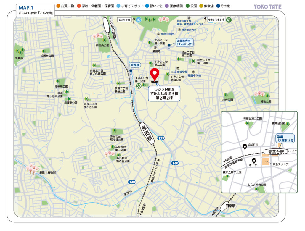 すみよし台周辺環境マップ