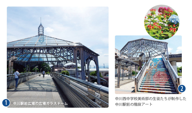 横浜市都筑区中川駅周辺の街並みと生活環境