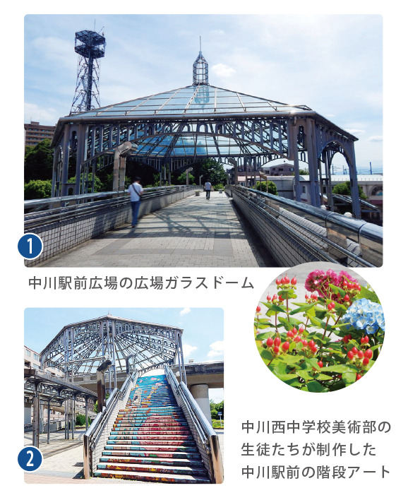 横浜市都筑区中川駅周辺の街並みと生活環境