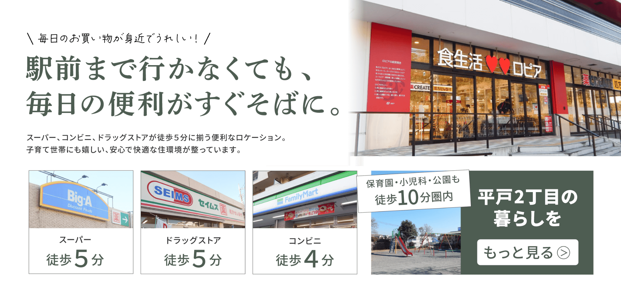 ラシット横浜 平戸2丁目 全11棟 周辺環境