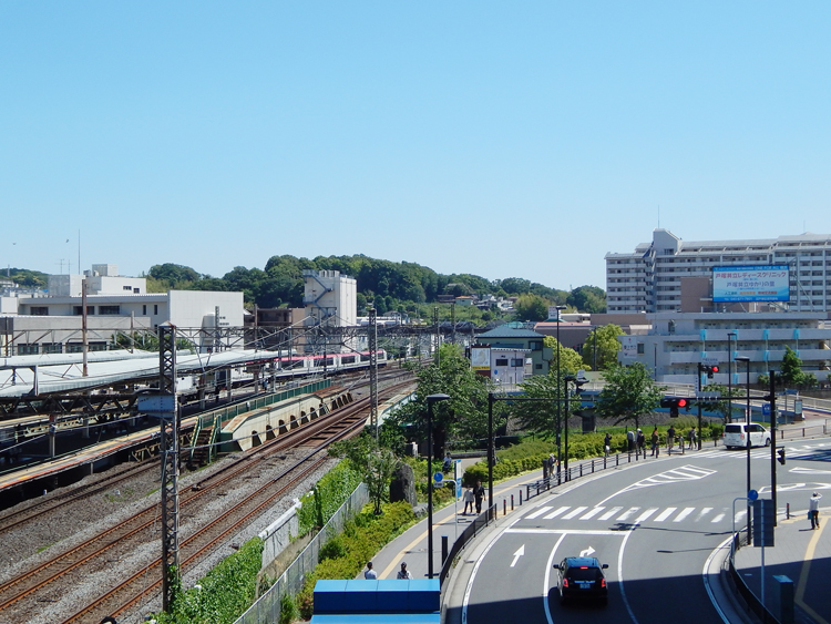 戸塚駅西口からの眺め