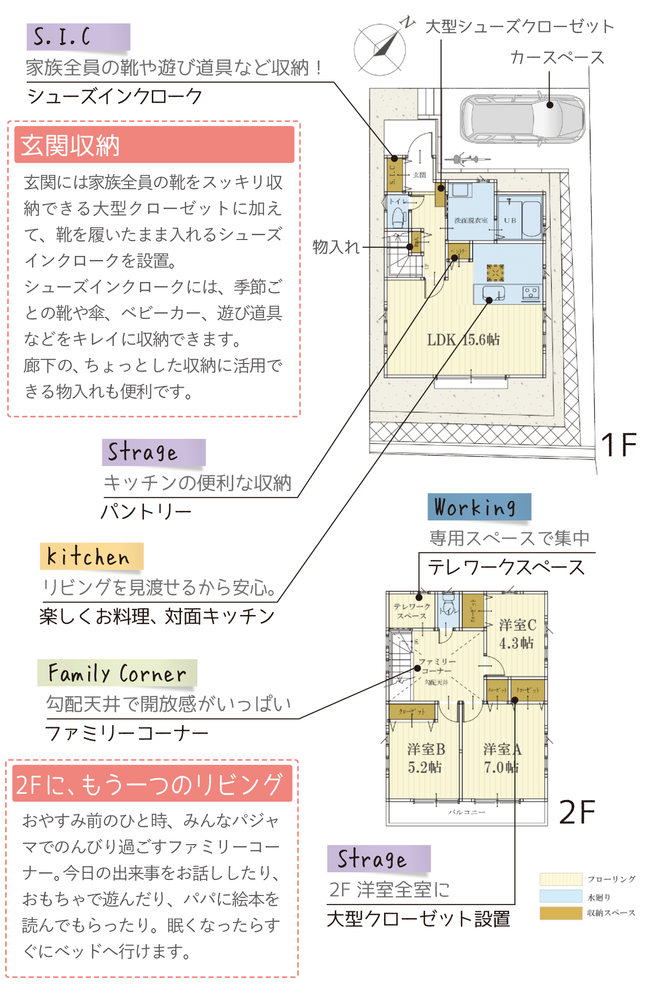 区画No.2 フェリチタ 間取りプラン 区画No.2 フェリチタ 間取りプラン 横浜建物