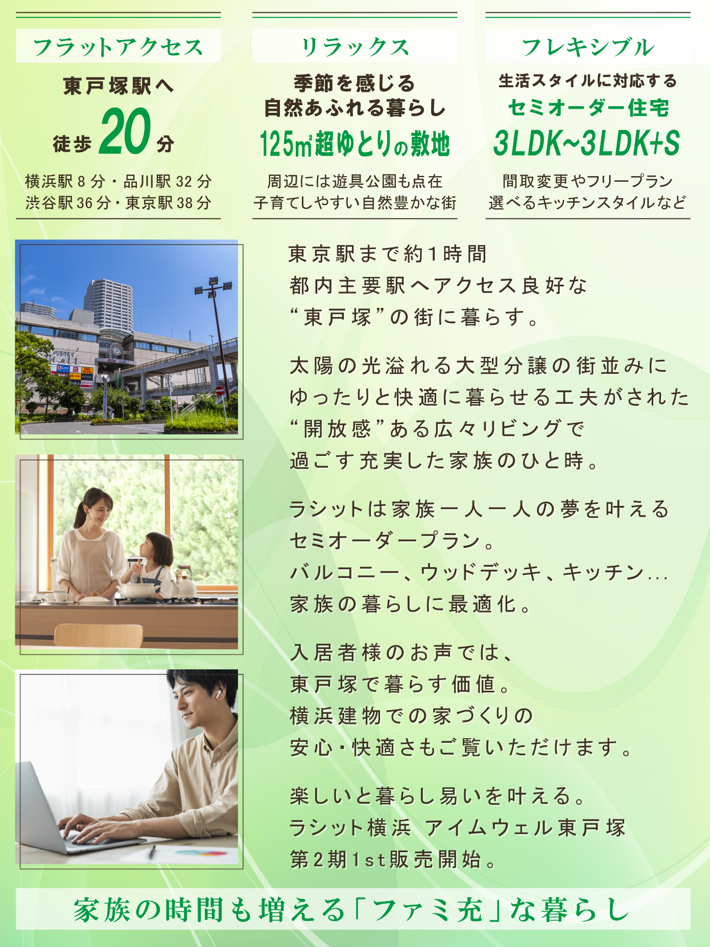 戸塚区 東戸塚で戸建てをお探しなら ラシット横浜 アイムウェル東戸塚 第2期 1st 全15棟 横浜建物