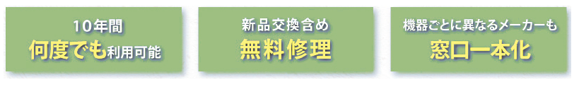 住宅設備保証 住宅設備保証